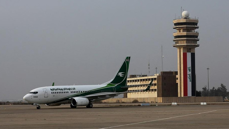 An Iraqi Airways plane waits on the tarmac at Baghdad International Airport. (Photo: Archive)