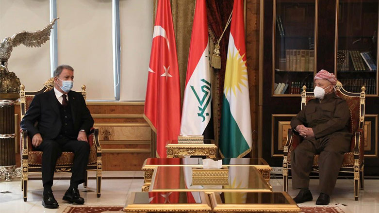 Hulusi Akar - Başkan Barzani görüşmesi