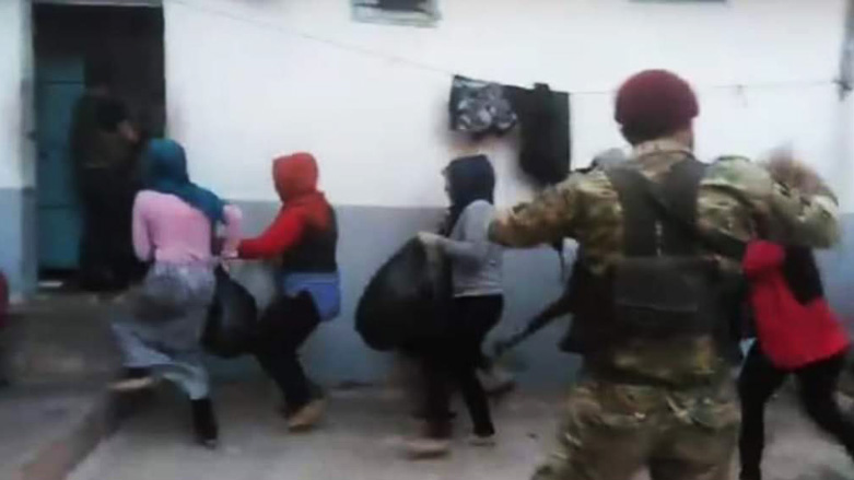 Kidnapped Kurdish women were discovered in a prison during clashes between rival groups in Afrin, Syria in May 2020. (Photo: Social Media)