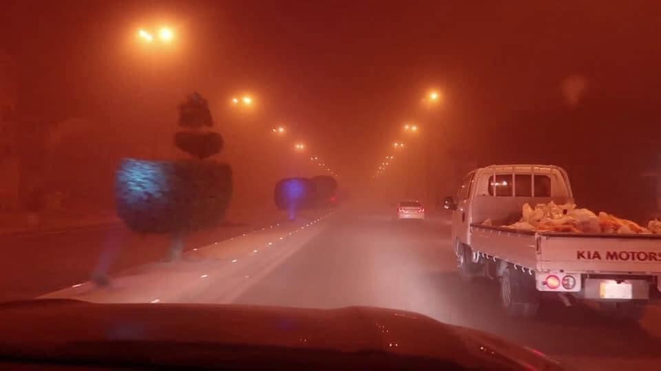 دیمەنێكی گەردەلوولی خۆڵاوی نەجەف - 29/1/2021