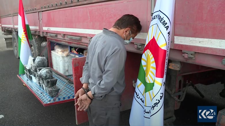 ده‌ستبه‌سه‌رداگرتنی مادده‌ی هۆشبه‌ر له‌ بازه‌گه‌كانی هه‌رێمی كوردستان