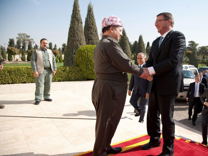 Başkan Barzani ve Ashton Carter