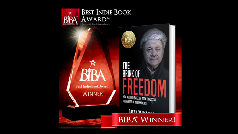 The Brink of Freedom: How Masoud Barzani took Kurdistan to the edge of independence by Davan Yahya Khalil, the 2021 annual Best Indie Book Award (BIBA) Biography winner. (Photo: BIBA website)
