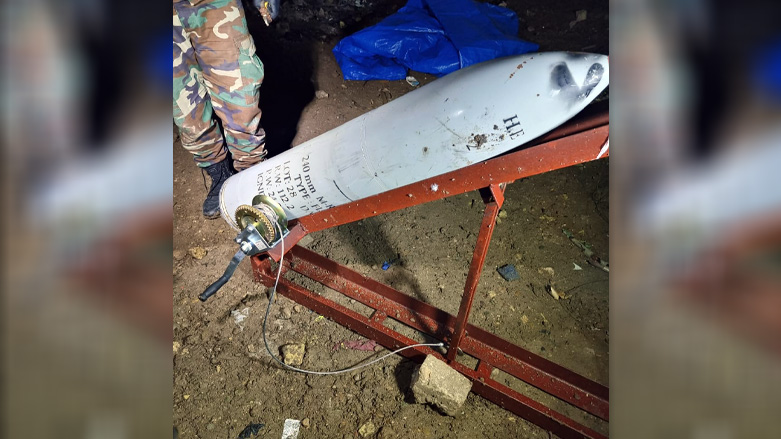 A rocket and launcher seized by security forces in Baghdad's al-Jihad neighborhood, Jan. 5, 2022. (Photo: Security Media Cell)