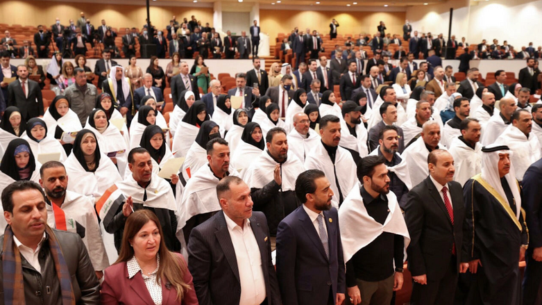Iraqi lawmakers attend the inaugural session of parliament (Photo: Iraqi Prime Minister’s Press Office/AFP)