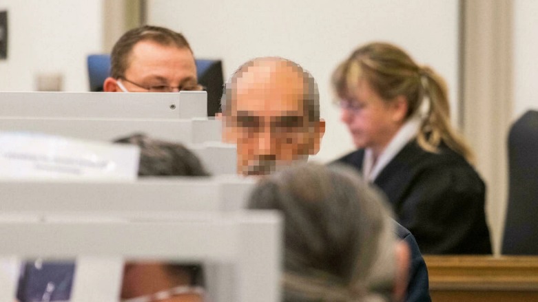 المدعى عليه السوري أنور رسلان في محكمة كوبلنس غربي ألمانيا 2020 © أ ف ب