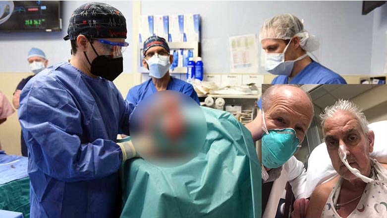 ده‌یڤید بێنیت، له‌لایه‌ن د. بارتیلی گریفیس سه‌رپه‌رشتی نه‌شته‌رگه‌رییه‌كه‌ی كرا