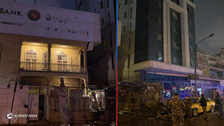 التفجيران استهدفا مصرفي جيهان وكوردستان في بغداد