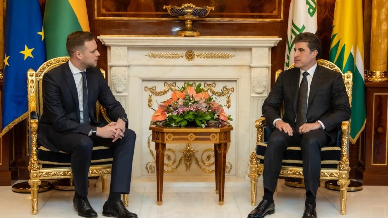 رئيس إقليم كوردستان يجتمع مع وزير خارجية ليتوانيا