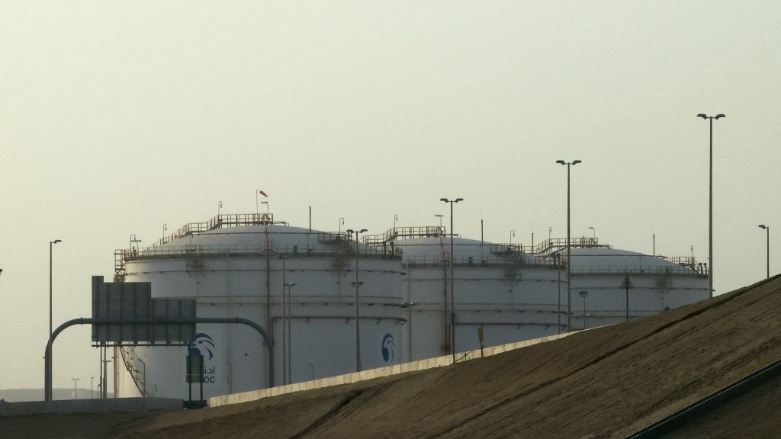 A picture shows a storage facility of oil giant ADNOC in the Msaffah industrial district in the Emiarti capital Abu Dhabi on January 17, 2022. (Photo: AFP)