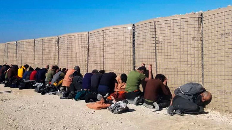 ISIS fighters captured Friday after attacking a prison in Syria where thousands of their comrades are held, in a photo provided by the Kurdish-led Syrian Democratic Forces. (Photo: SDF, via Associated Press)