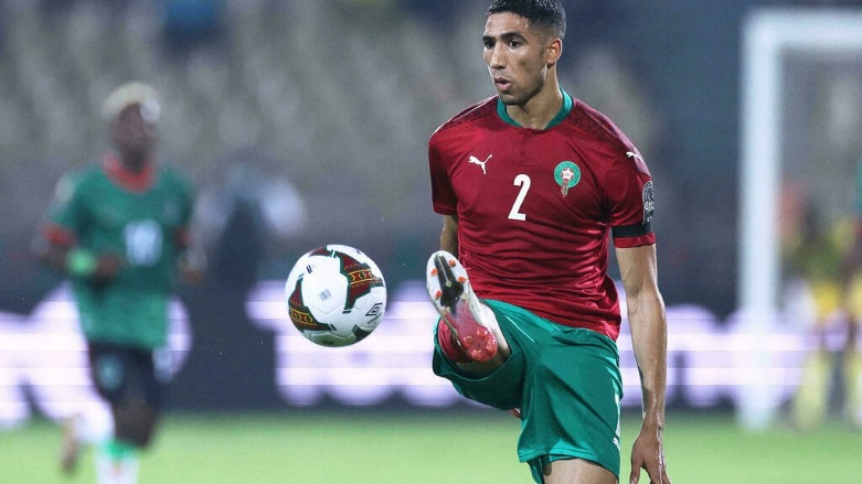 أشرف حكيمي سجل هدفا رائعا في مرمى مالاوي. 25 يناير/كانون الثاني 2022- الصورة لفرانس 24