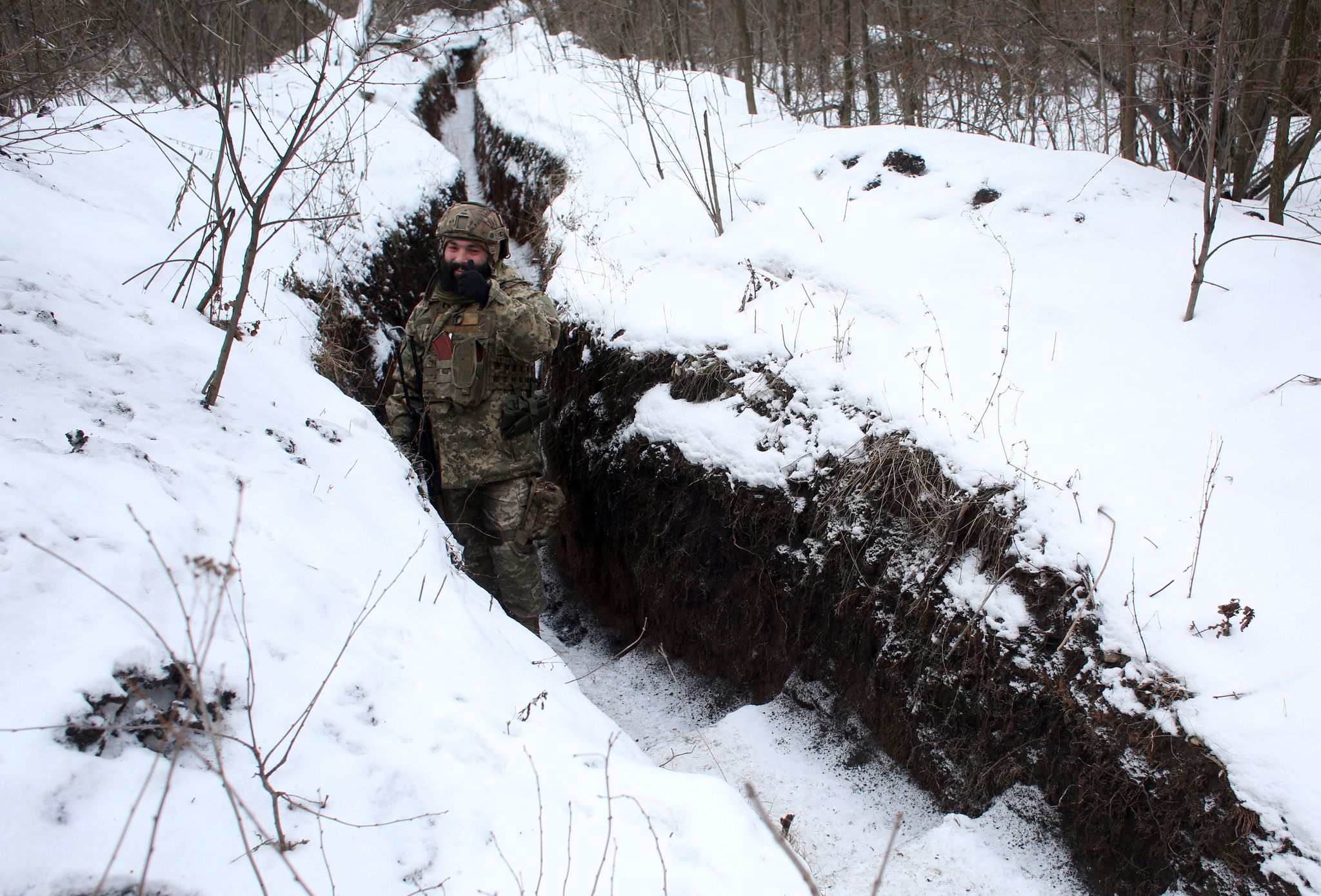 سنووری ئۆکرانیا - رووسیا، وێنە: AFP