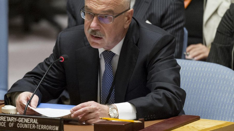 Vladimir Voronkov, Under-Secretary-General, United Nations Office of Counter Terrorism briefs the UN Security Council Meeting on ISIS threats (Photo: UN/Rick Bajornas)