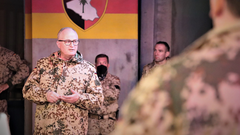 Inspector General of the Armed Forces Gen. Eberhard Zorn is on a three-days visit to Iraq (Photo: Bundeswehr im Einsatz/Twitter)