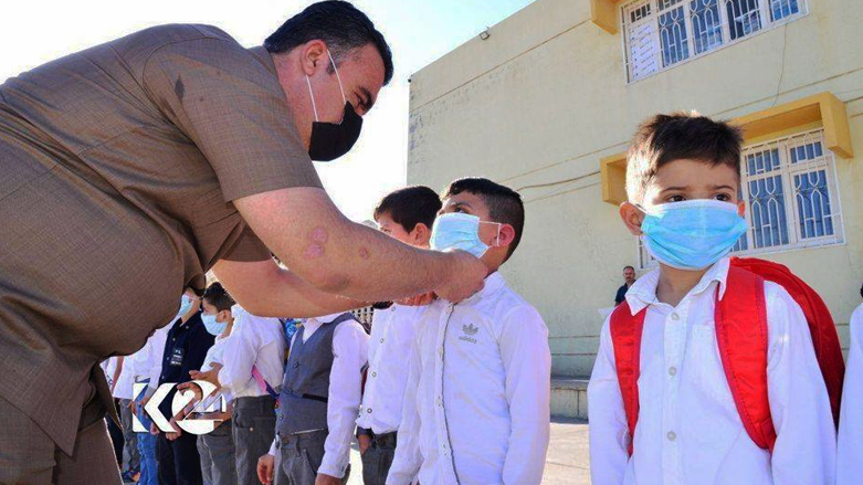 ارتداء الكمامات إلزامي في مدارس كوردستان - تصوير: إرشيف كوردستان 24