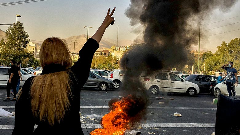 Iranians protests the death of 22-year-old Mahsa Amini after she was detained by the morality police, in Tehran, Oct. 1, 2022. (Photo: AP)