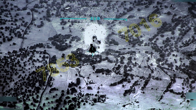 تصاویر هوایی از حملات ترکیه به مواضع پ.‌ک‌.ک در منطقه پنجوین از توابع سلیمانیه، ٢٤ اوت ٢٠٢١ _ عکس: وزارت دفاع ترکیه