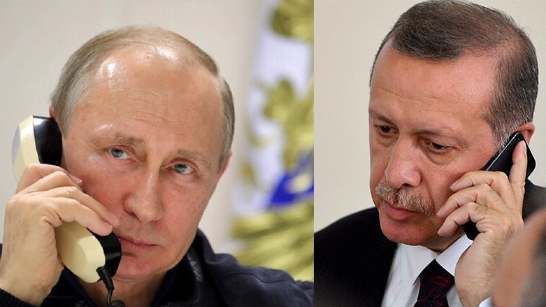 أردوغان يدعو بوتين إلى إعلان هدنةٍ في أوكرانيا والأخير يرد