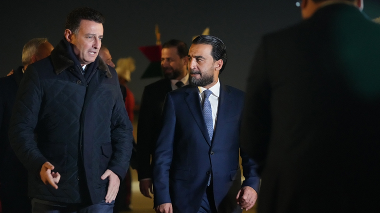 رئيس مجلس النواب الأردني يصل إلى بغداد
