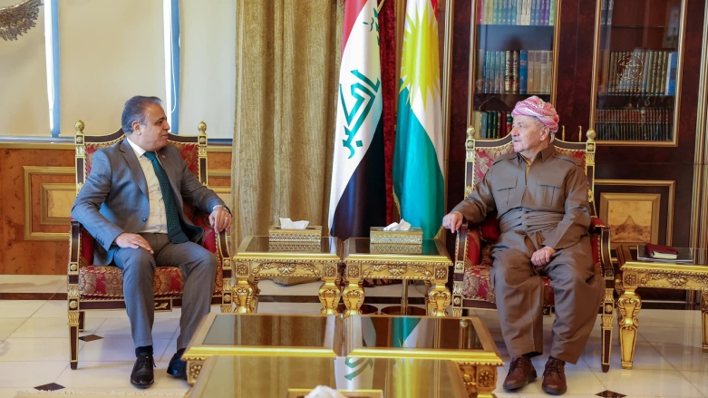 پرزیدنت مسعود بارزانی در دیدار با رئیس شواری دانشگاه‌های بین‌المللی اقلیم کوردستان