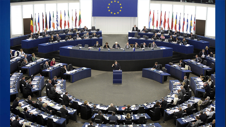 قاعة جلسات البرلمان الأوروبي في مدينة ستراسبورغ الفرنسية- وكالات
