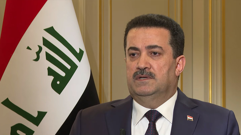 Iraqi Prime Minister Mohammad Shia' Al-Sudani speaking during an exclusive France 24 interview in the French capital Paris, Jan. 27, 2023. (Photo: Screengrab/France 24)