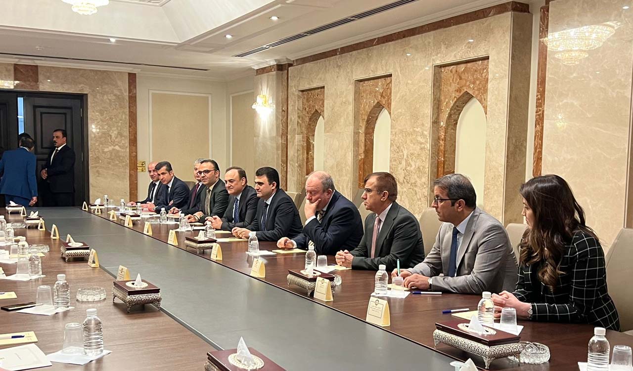 A KRG delegation during a meeting with Iraqi federal government officials, July 17, 2023. (Photo: Omed Sabah)