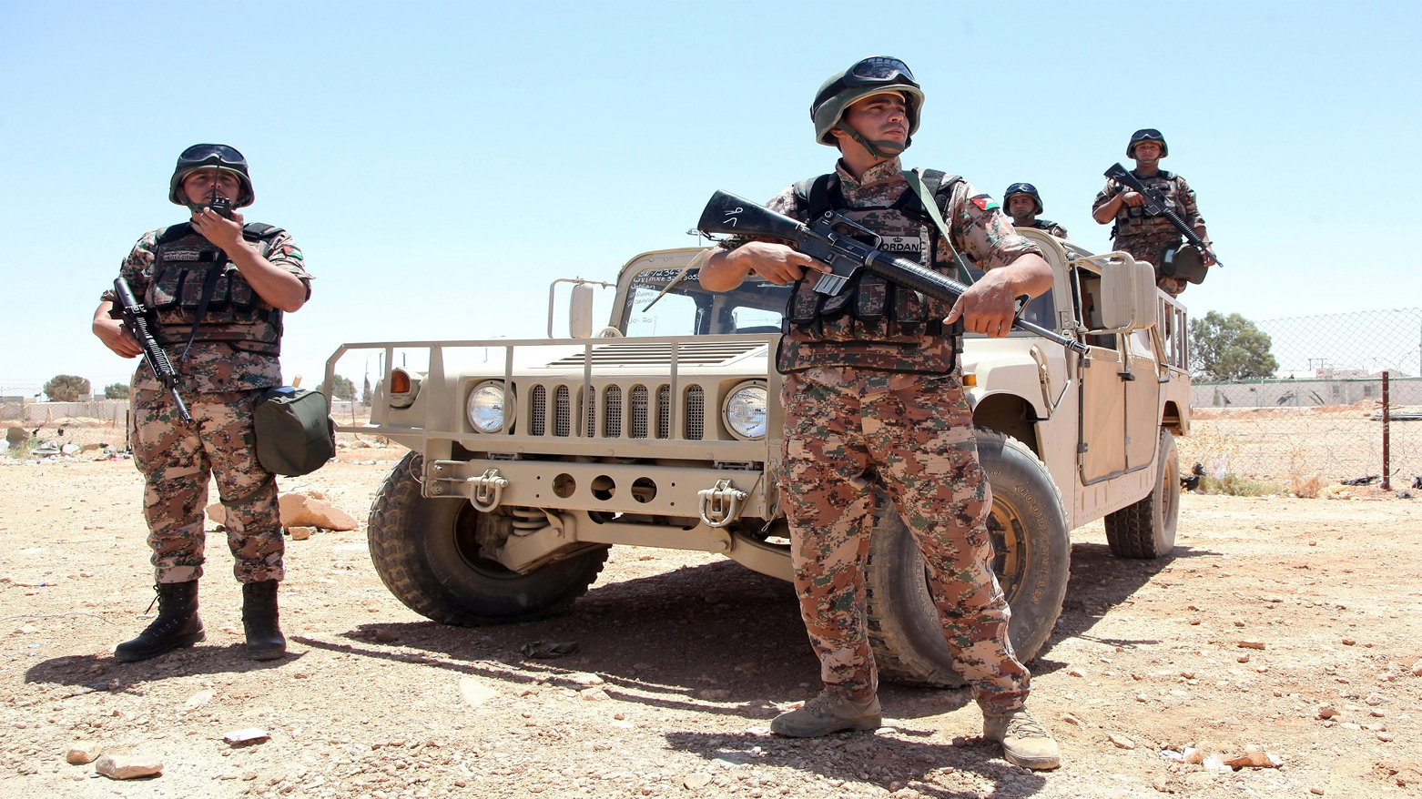 قوات من حرس الحدود الأردني