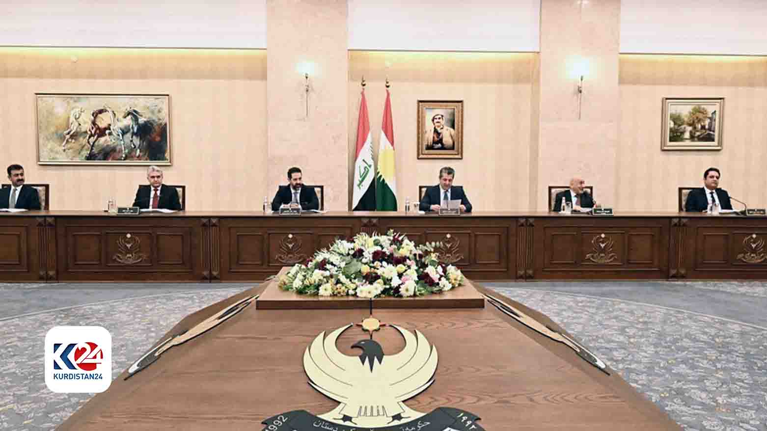 KRG Council of Ministers meeting, Jan. 10, 2024. (Photo: KRG)