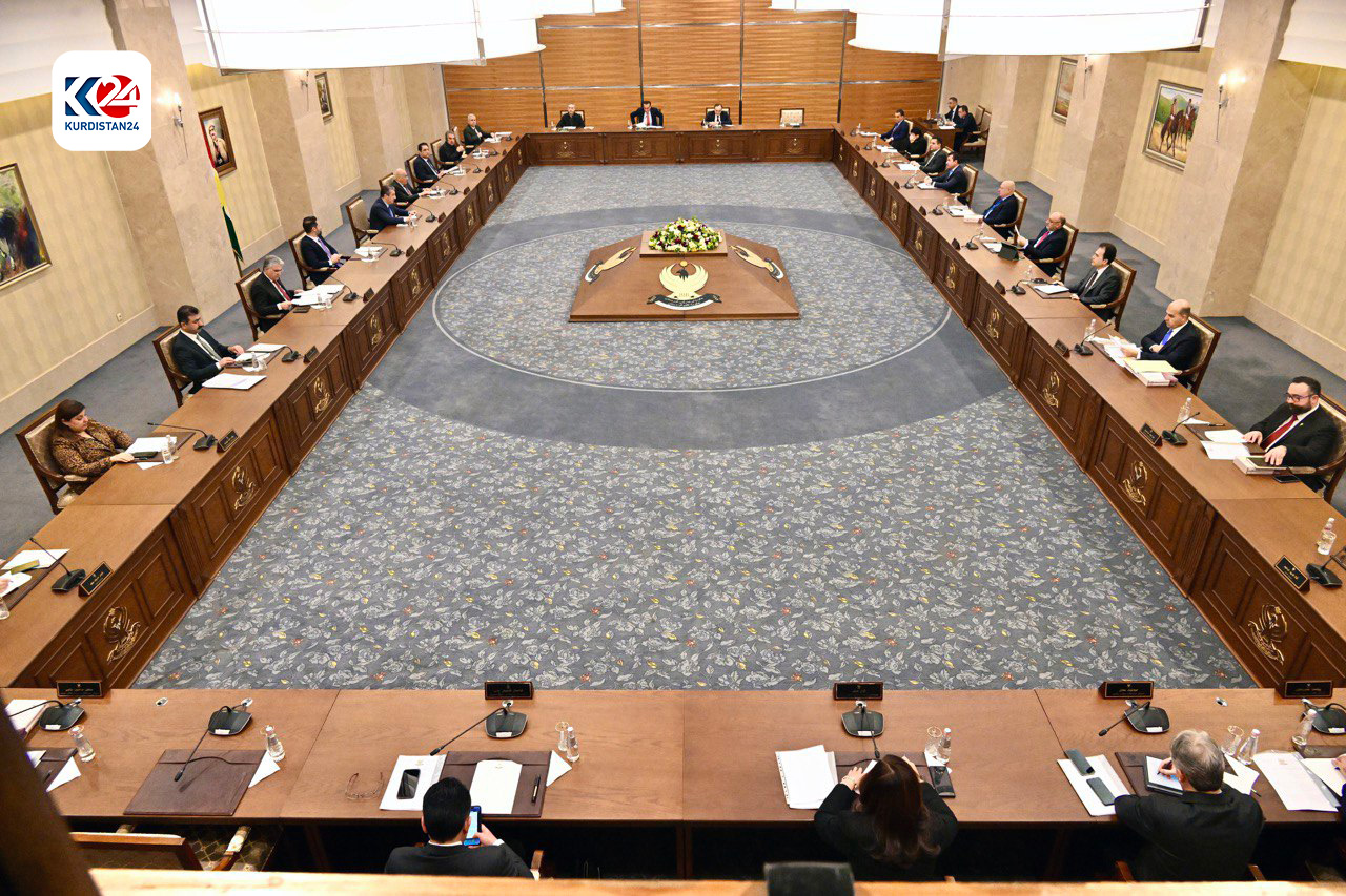 KRG Council of Ministers meeting, Jan. 10, 2024. (Photo: KRG)