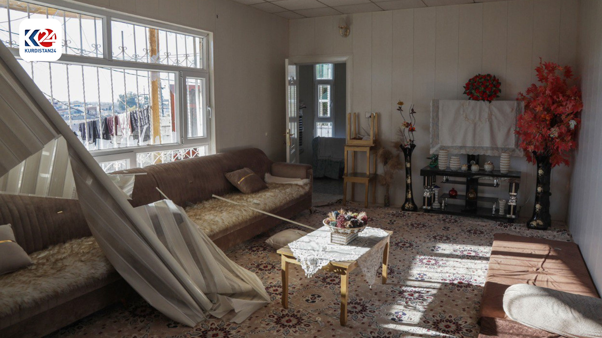 بە وێنە؛ زەرەر و زیانی هێرشە مووشەکییە بالیستییەکەی سوپای پاسدران بۆ سەر هەولێر