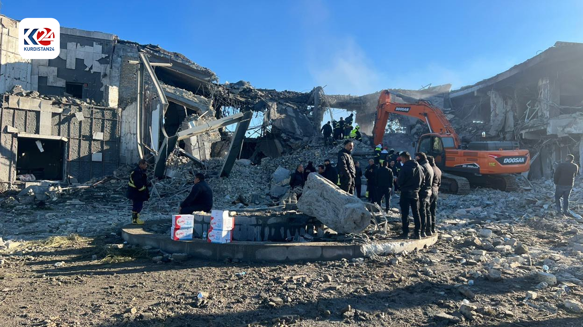 بە وێنە؛ زەرەر و زیانی هێرشە مووشەکییە بالیستییەکەی سوپای پاسدران بۆ سەر هەولێر