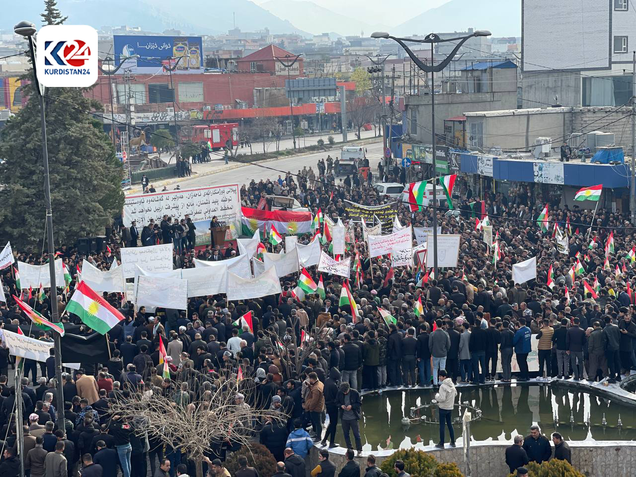 لە سۆران خۆپیشاندان دژی هێرشە مووشەکییەکانی سوپای پاسدارانی ئێران بەڕێوەچوو