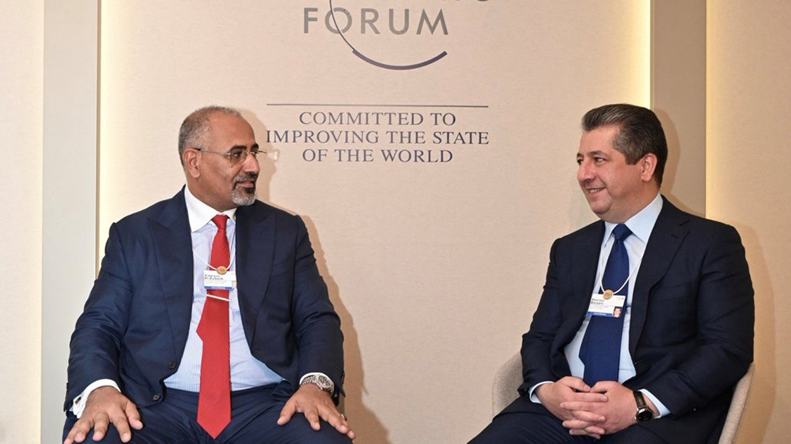 رئيس حكومة إقليم كوردستان يجتمع مع نائب رئيس مجلس القيادة اليمني