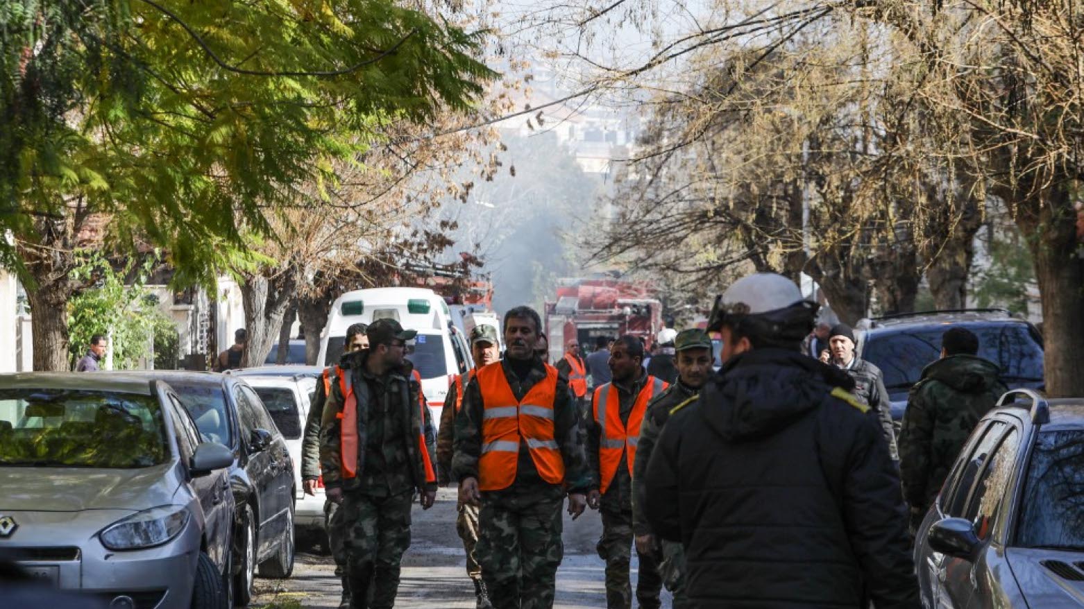 An Israeli strike on Damascus killed five people in a building where "Iran-aligned leaders" were meeting on January 20, a war monitor said,(Photo: Louai Beshara/AFP)