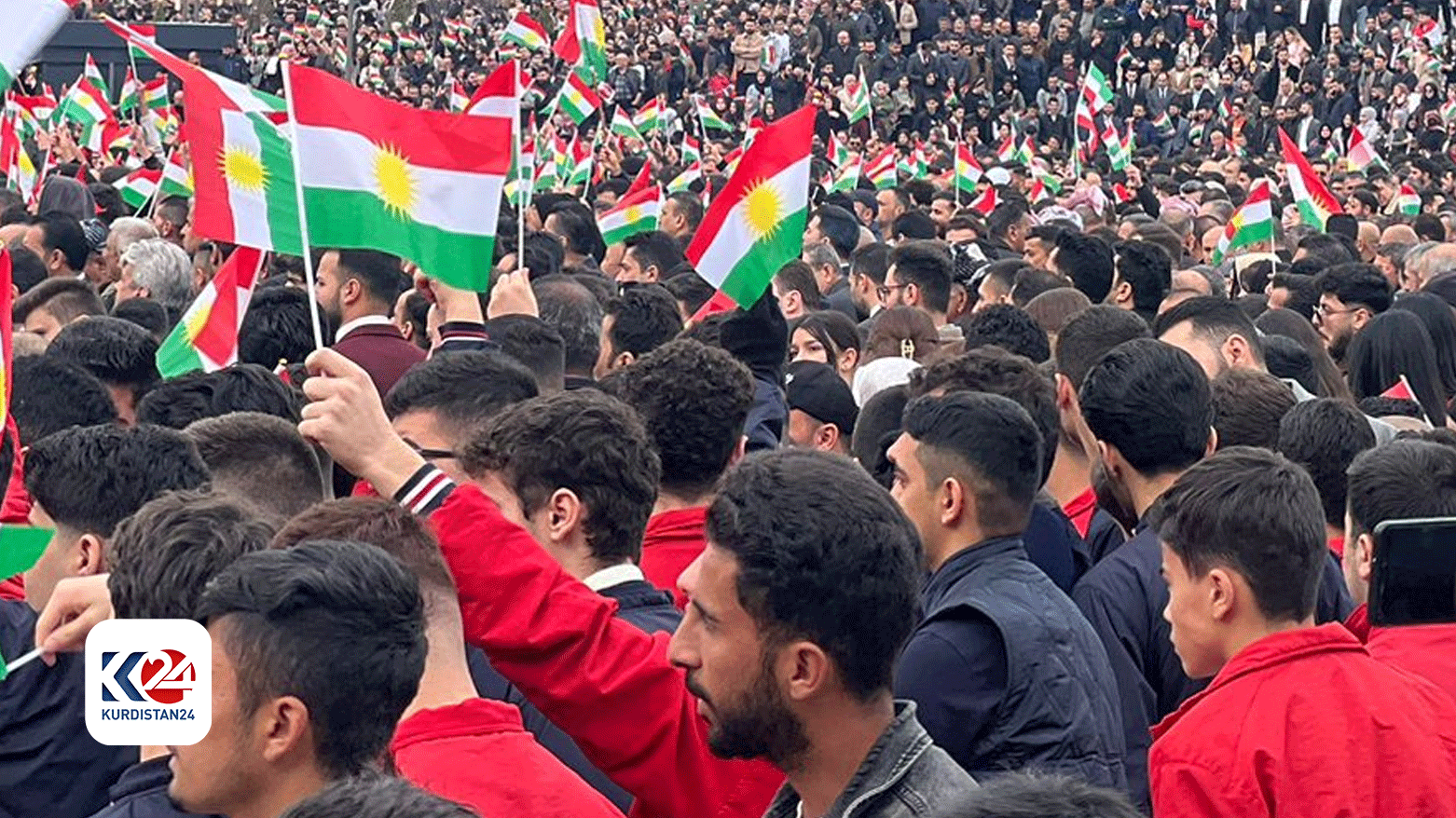 Xwenîşandana welatiyên Herêma Kurdistanê li dijî êrîşên li ser Hewlêrê - Wêne: Kurdistan24