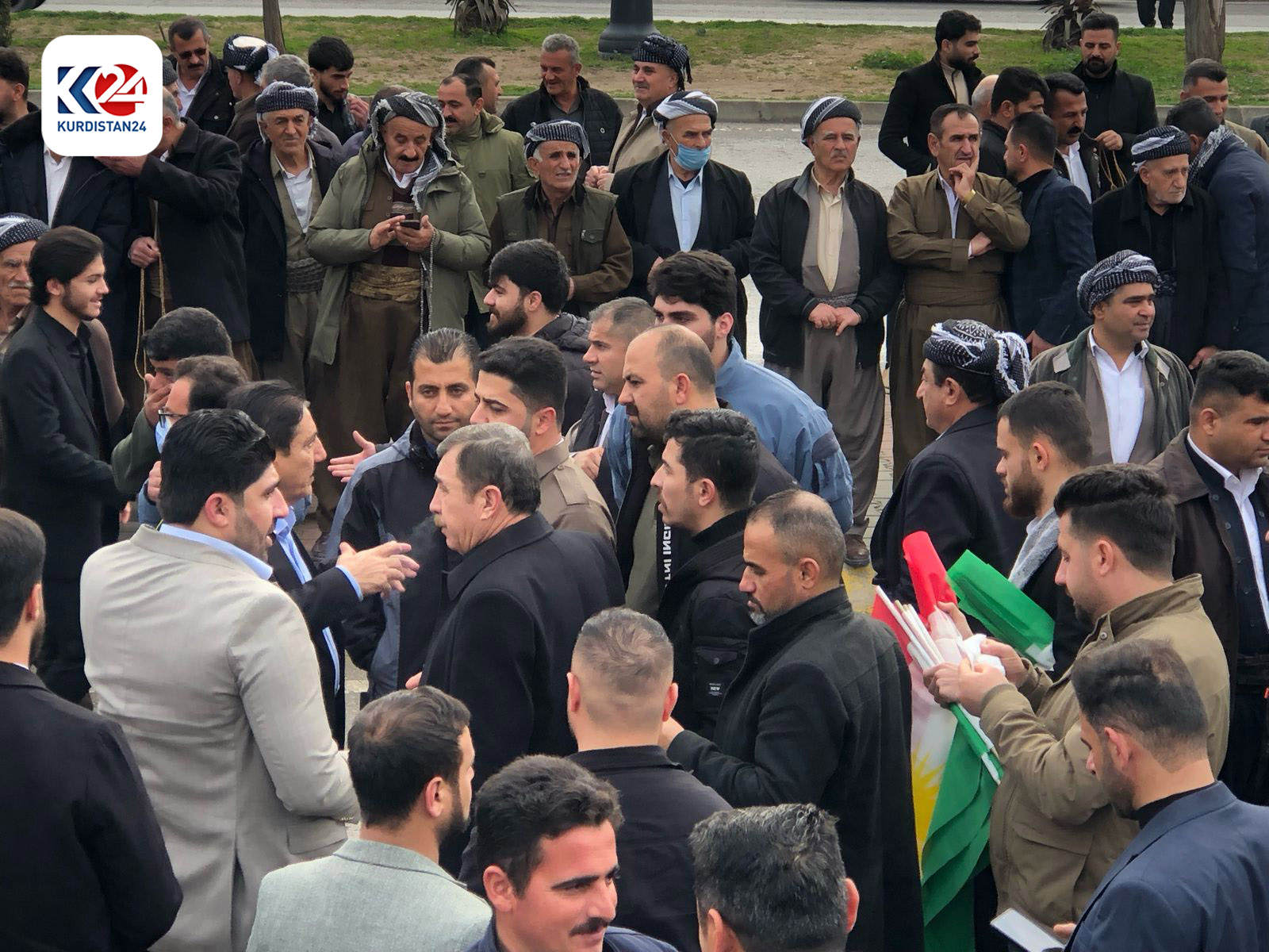 خۆپیشاندانی خەڵکی رانیە لە دژی هێرشەکەی سەر هەولێر (وێنە: ئاراس ئەمین - کوردستان24)