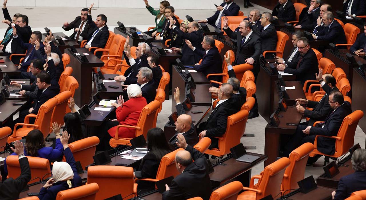 Lawmakers attend a session before voting on a bill regarding Sweden's accession to NATO at the Grand National Assembly of Turkey (TBMM) in Ankara. Turkey's parliament, Jan. 23, 2024. (Photo: Adem Altan/AFP)