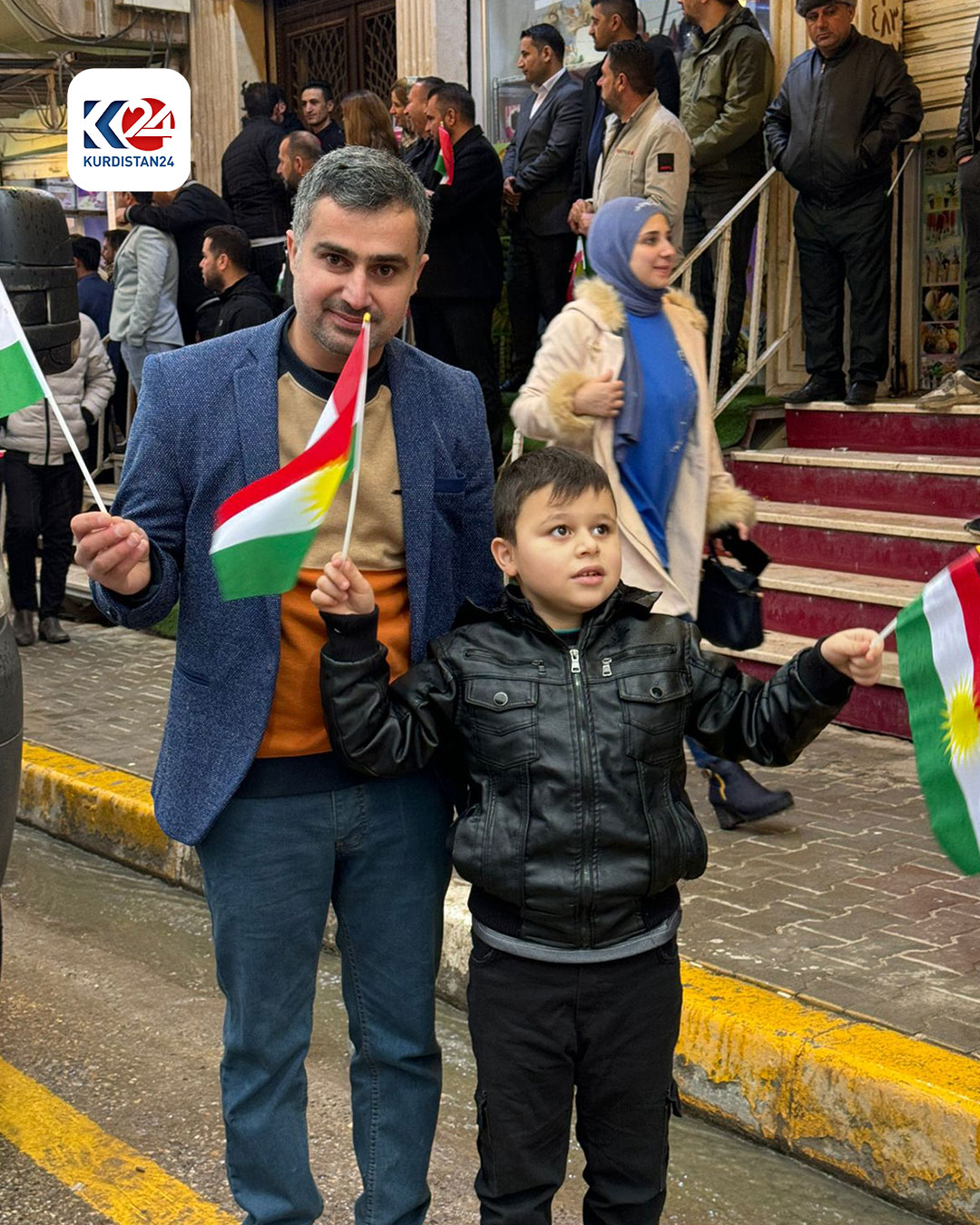 خۆپیشاندانی خەڵکی شێخان لە دژی هێرشەکەی ئێران بۆ سەر هەولێر (وێنە: چەکدار جەمال - کوردستان24)