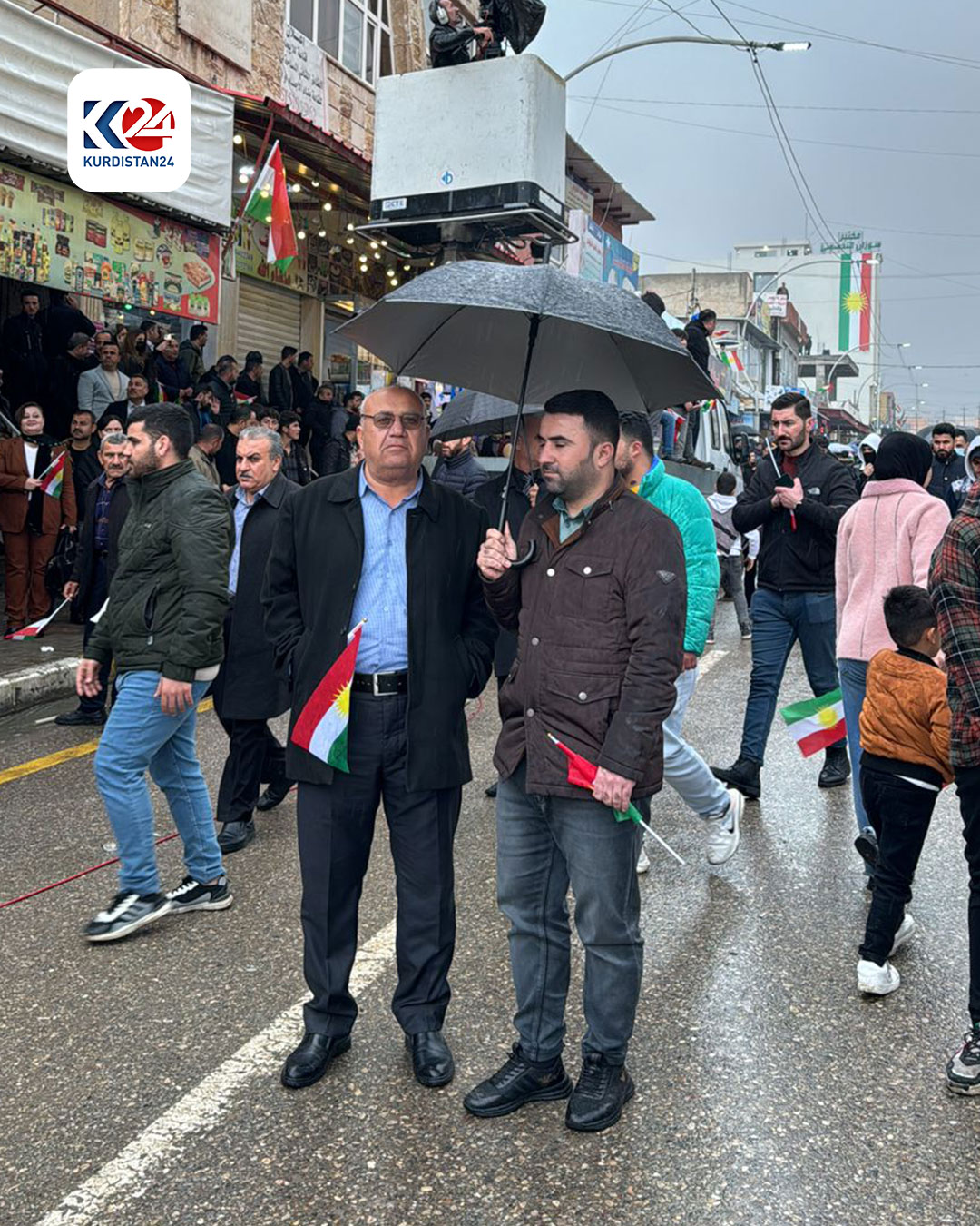 Şexan'da İran saldırılarına karşı g&ouml;steri 