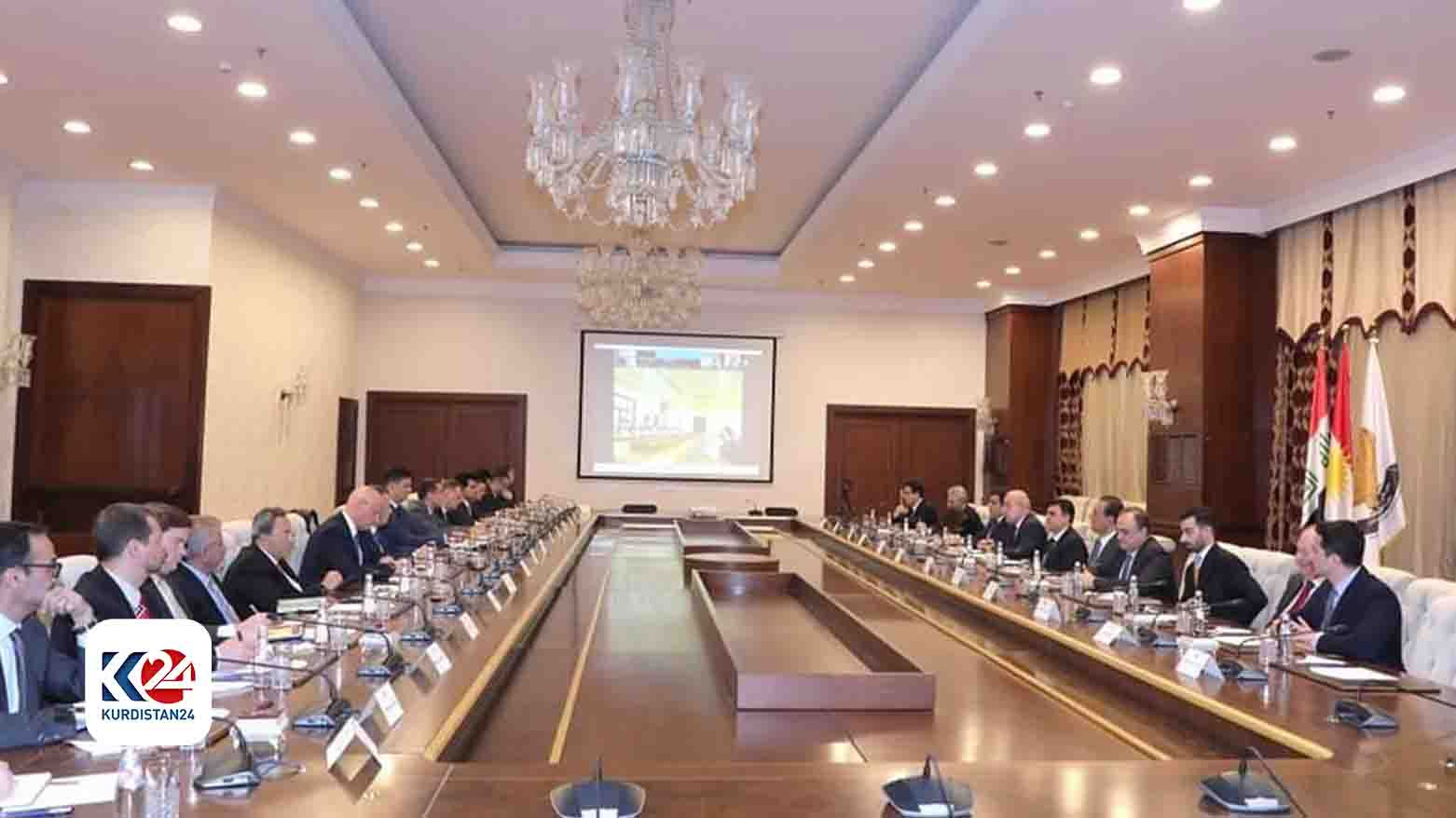 وفد حكومة إقليم كوردستان يلتقي شركات النفط والغاز