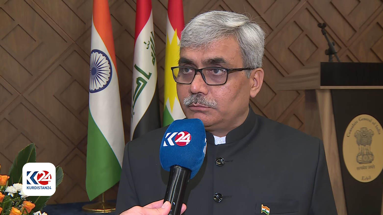 مادان گۆپال، کونسوڵی گشتی هیندستان لە هەولێر