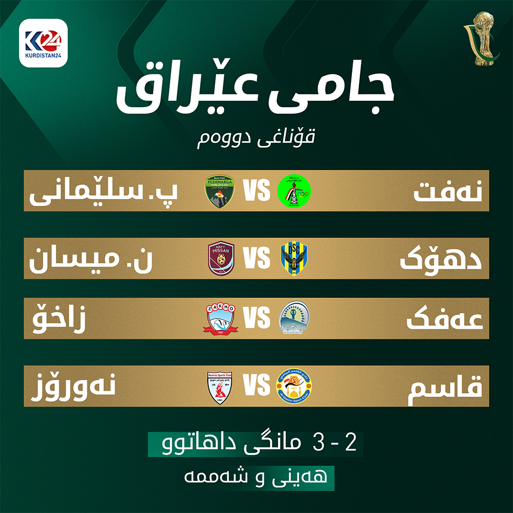 تیروپشکی قۆناغی دووەمی جامی عێراق