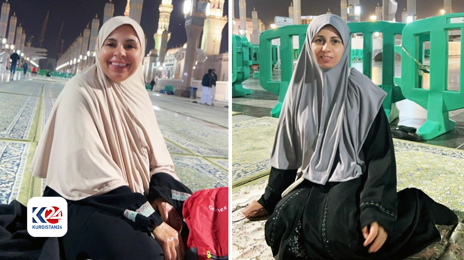 Combined photos of Havris (right) and Berivan. (Photo: Hariwan Zebari)