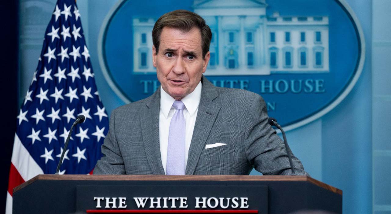 US National Security Council spokesman John Kirby speaks during the daily briefing in the Brady Briefing Room of the White House in Washington, DC, Jan. 29, 2024. (Photo: Saul Loeb/AFP)