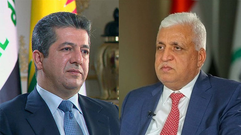Başbakan Mesrur Barzani ve Falih Feyyaz