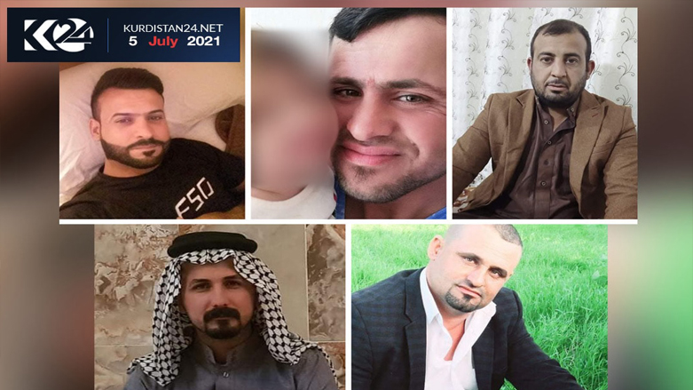 A collage of those killed by suspected ISIS assailants in last night's attack in a Khanaqin village. (Photo: Kurdistan 24)