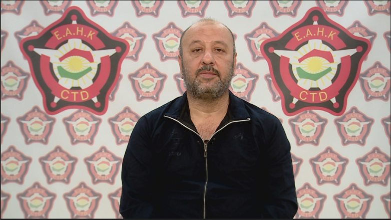 A suspected ISIS operative appears in a video confession released by the Kurdistan Region Security Council (KRSC). (Photo: KRSC)