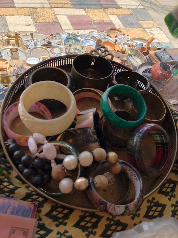 Traditional Kurdish bracelets are just some of the treaures that can be found in Farsat Hassan Muhammad's shop, Duhok, July, 1, 2021 (Photo: Kurmanj Nheli) 